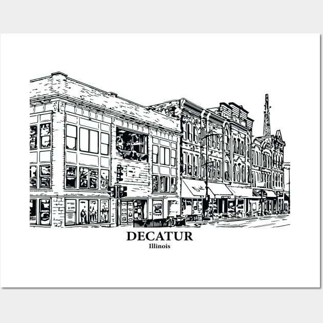 Decatur - Illinois Wall Art by Lakeric
